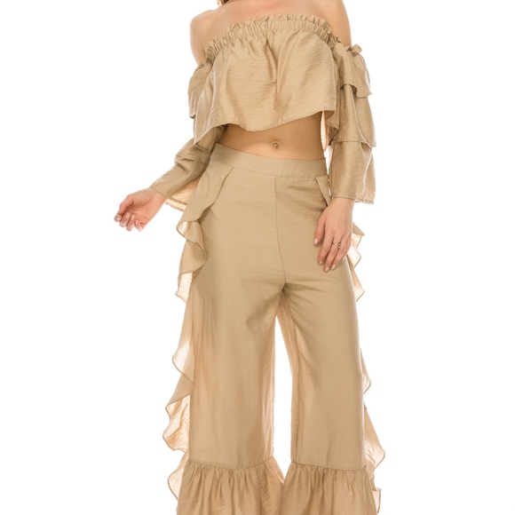 crop top and pants set - Picture 5 of 7